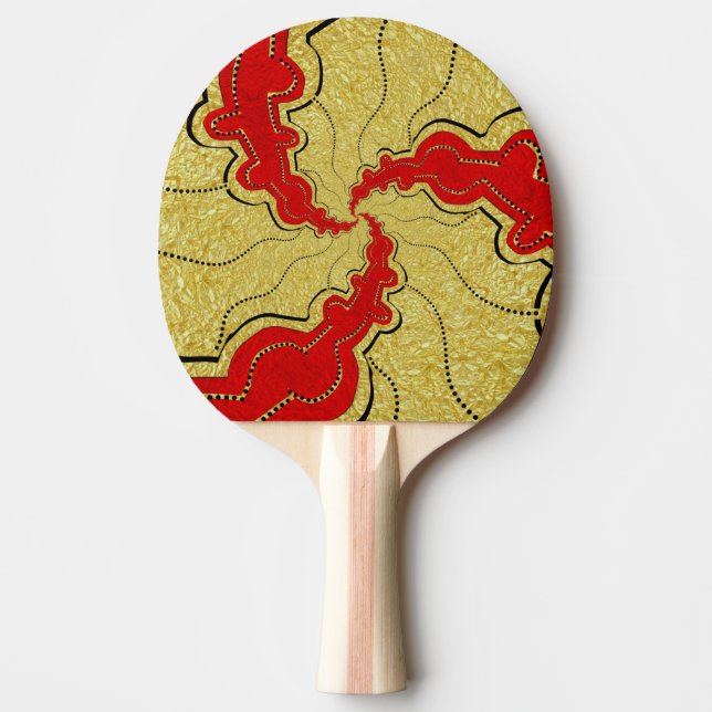 Ping pong Paddle created by Jimette Design (Front)