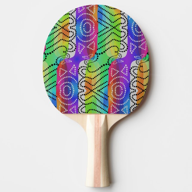 Ping pong Paddle created by Jimette Design (Front)