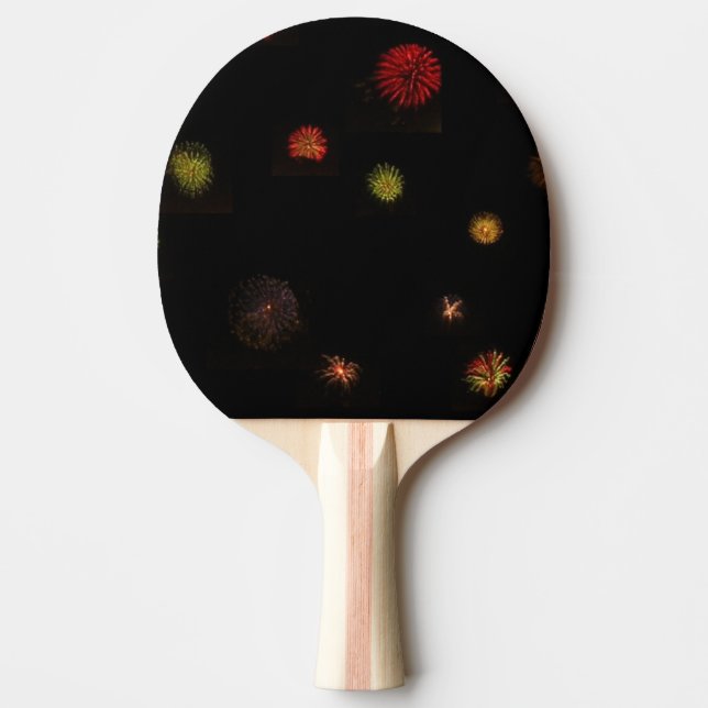 Ping Pong Paddle - Firework Explosions (Front)