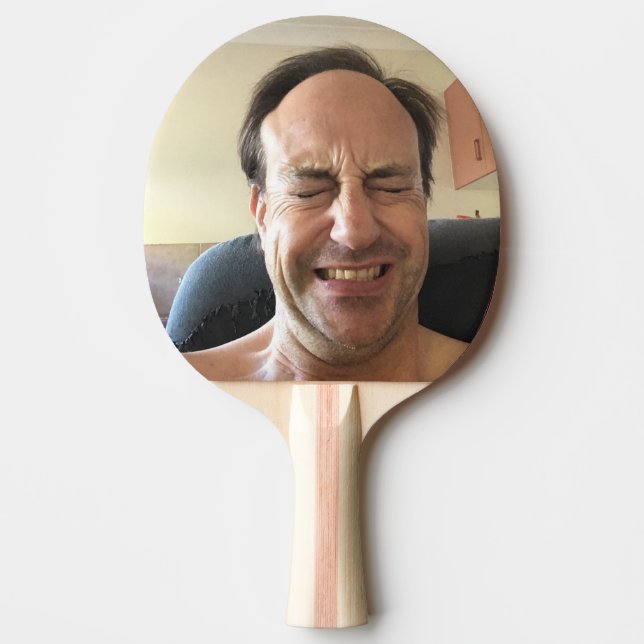Ping Pong Paddle for laughs. (Front)