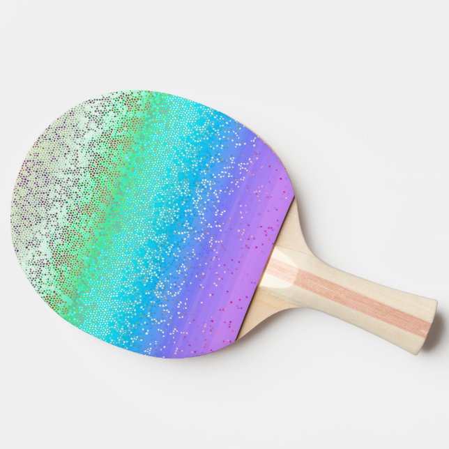Ping Pong Paddle Glitter Star Dust (Side)