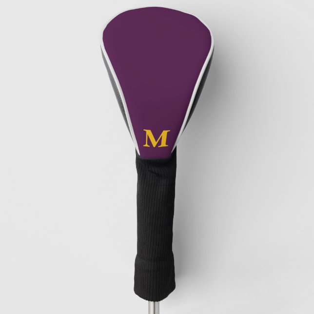 Ping Pong Paddle Golf Head Cover (Front)