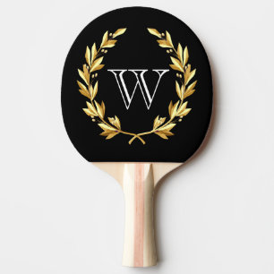 Ping Pong Paddle-Monogram Letter Ping-Pong Paddle