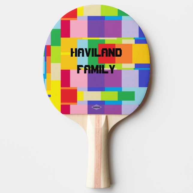 Ping-Pong Paddle - Multi-Colour Match  HAMbyWG (Front)