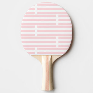 Ping Pong Paddle Pink & White Stripe