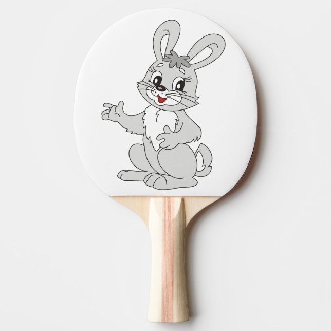 Ping Pong Paddle. Rabbit. Paddle (Front)
