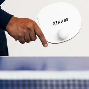 Ping Pong Paddle Summer white