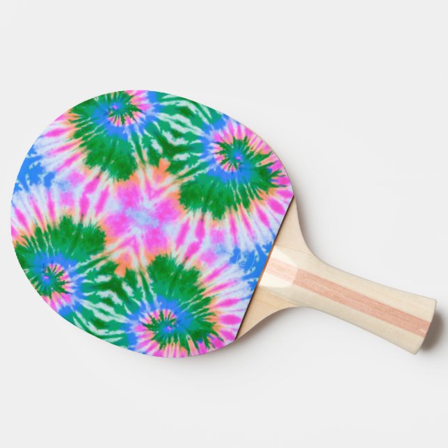 Ping-Pong Paddle - Tie Dye - HAMbyWG (Side)