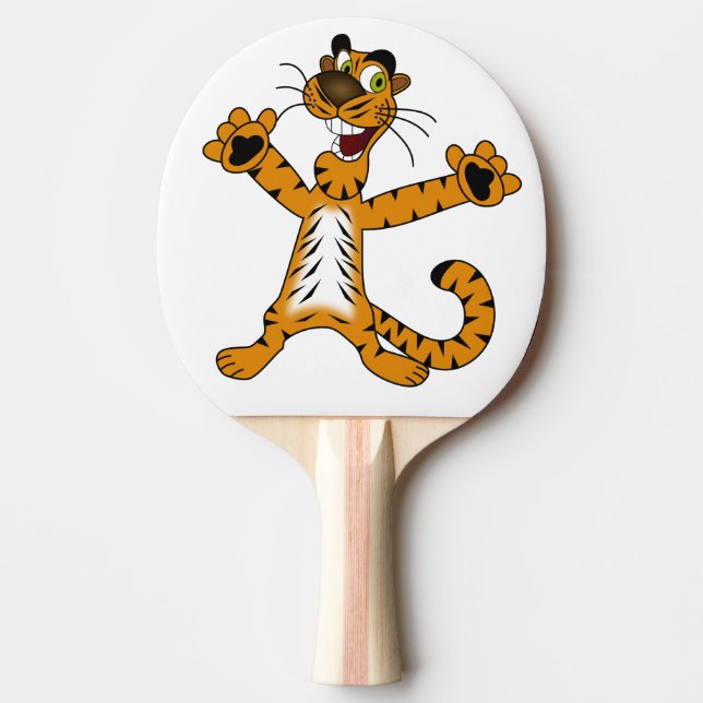 Ping Pong Paddle. Tiger. Ping Pong Paddle (Front)