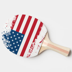 Ping Pong Paddle-USA Flag Ping Pong Paddle
