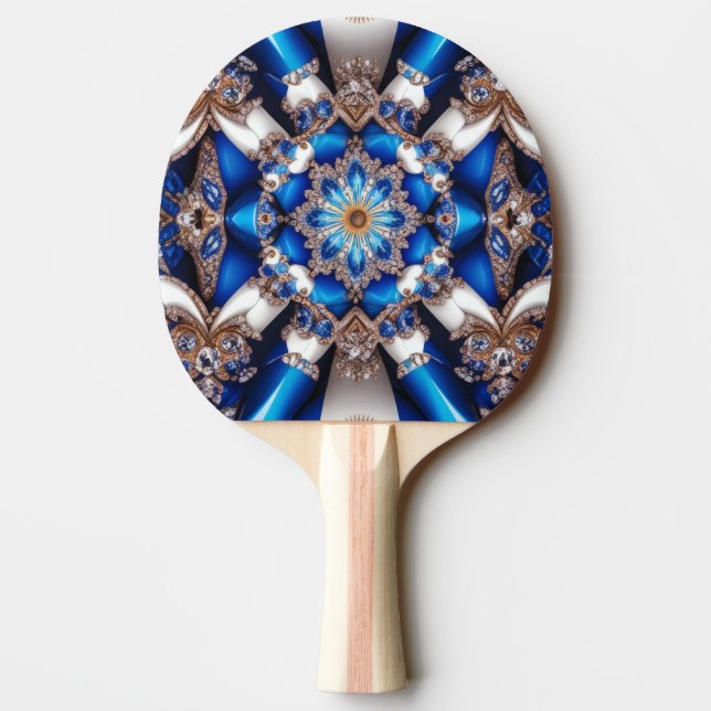 Ping pong paddle with Argentinian Colours (Back)