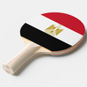 Ping pong paddle with Flag of Egypt