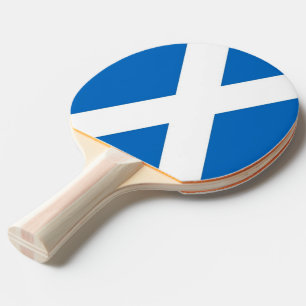 Ping pong paddle with Flag of Scotland