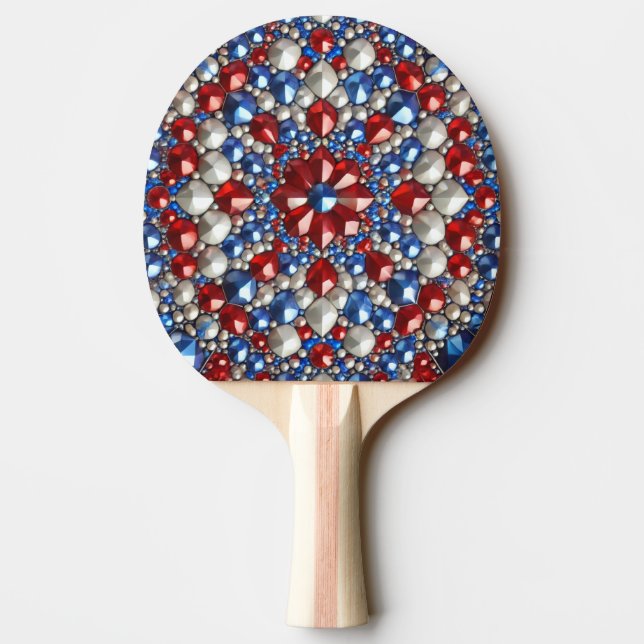 Ping pong paddle with Netherlands Colours (Back)