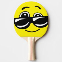 Ping-Pong Paddle with Smile Face - HAMbWG