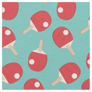 Ping Pong Paddles Balls Games Fabric