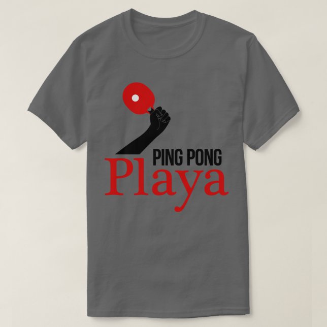 Ping Pong Player T-Shirt (Design Front)