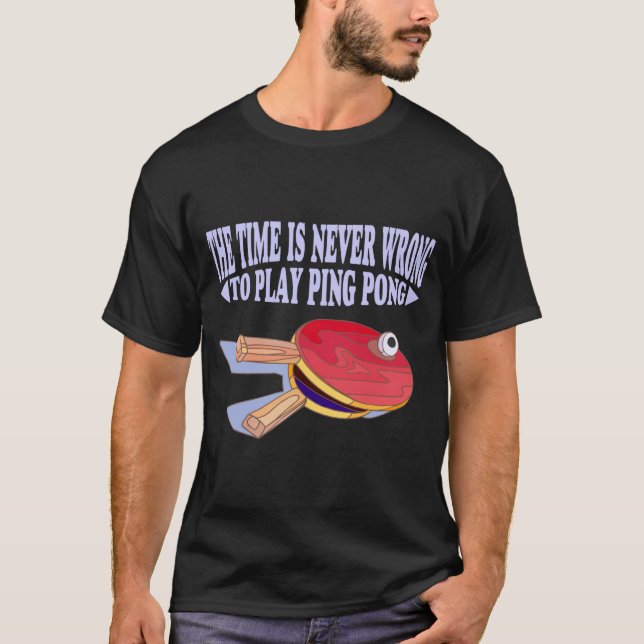 Ping Pong player's declaration T-Shirt (Front)