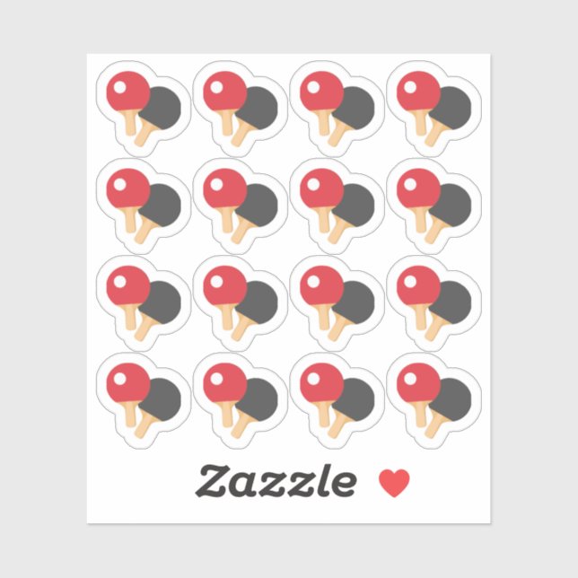 Ping Pong Players Sports Game Reminder Planner  (Sheet)