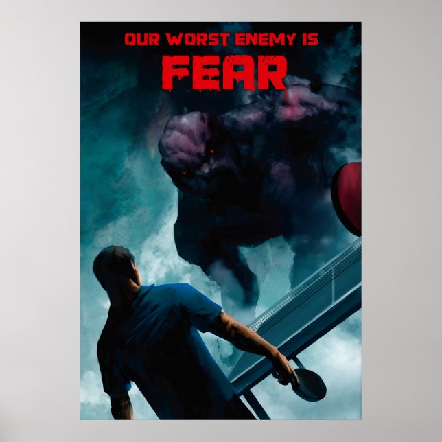 Ping Pong Posters: Fear Poster (Front)