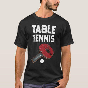 Ping Pong Power Table Tennis Bat T-Shirt