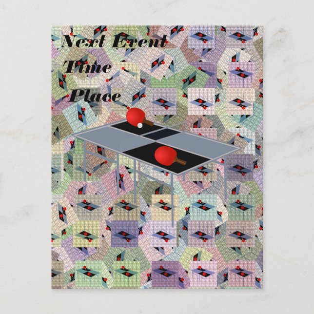 Ping Pong,  Promotional Flyer (Front)