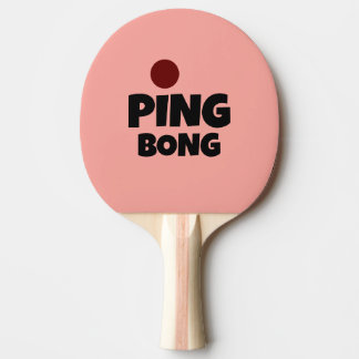 Ping Pong Racket Ping Bong word game. Gift Ping Pong Paddle