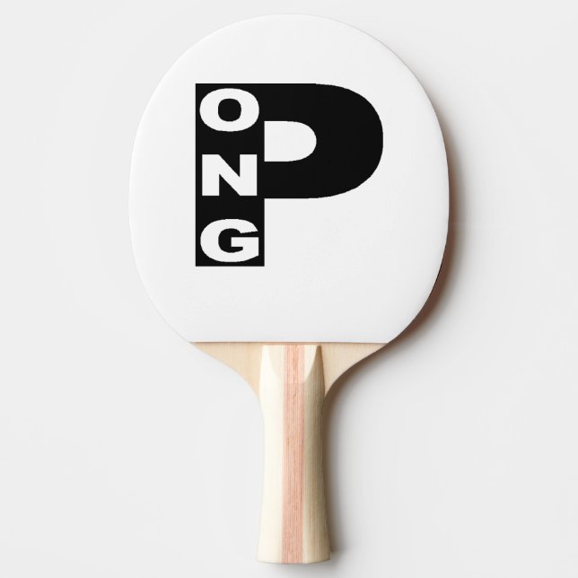 Ping-pong Rubber Design PING PONG Paddle (Front)
