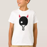 Ping Pong table tennis Devil T-Shirt<br><div class="desc">Ping Pong table tennis Devil Player sports Ball Clubs Horns</div>