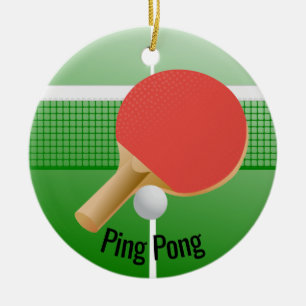 Ping Pong Table Tennis Ornament