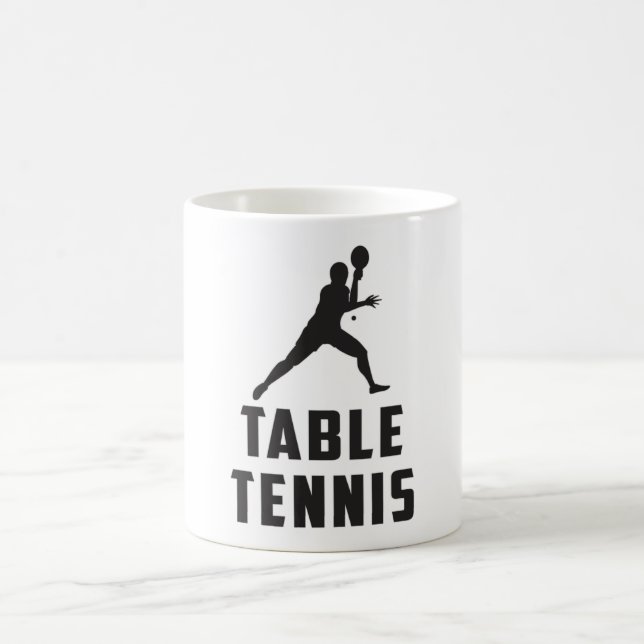 Ping Pong Table Tennis Paddle Player Gift Idea Coffee Mug (Center)