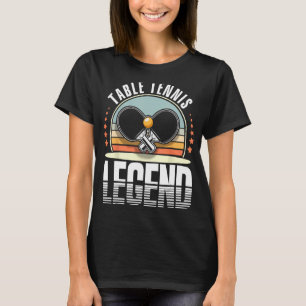 Ping Pong Table Tennis Table Tennis Bat 3 T-Shirt