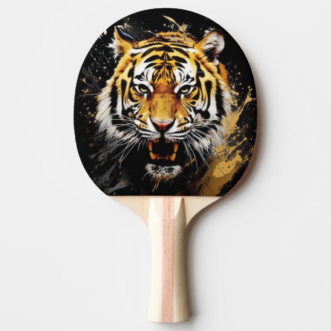 Ping Pong Tigre Pala de Bengal Feroz Paddle (Front)