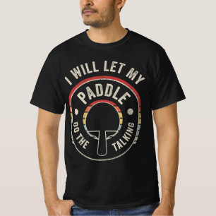 Ping Pong Vintage Retro Fun Table Tennis T-Shirt