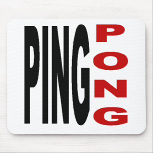 PING PONG White Mouse Carpet Pad