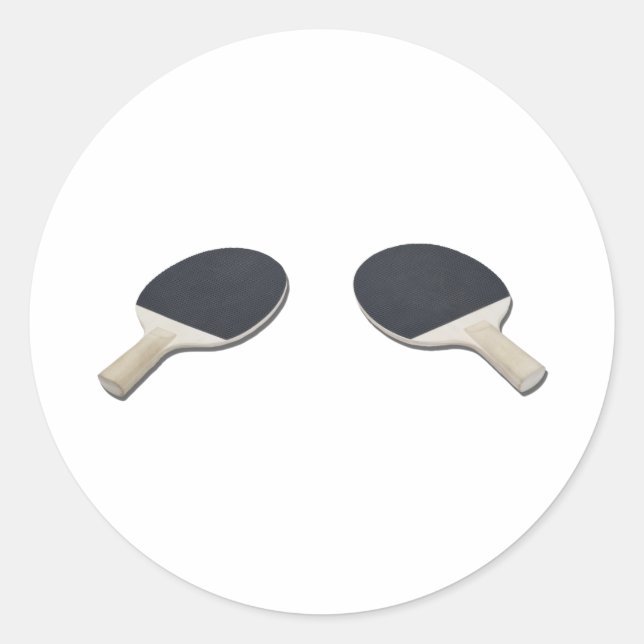 PingPongPaddle052711 Classic Round Sticker (Front)
