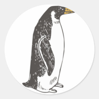Pinguin Classic Round Sticker