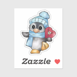 Pinguin mit Herz 