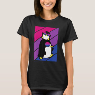 Pinguin Pride Bisexual Flag Lgbtq Proud Ally Pride T-Shirt