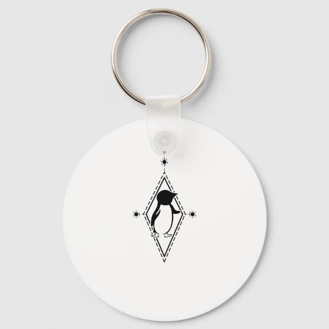 Pinguin Radar Key Ring (Front)