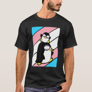 Pinguins Pride Transgender Flag Lgbtq Proud Ally P T-Shirt