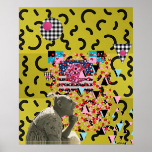 Pinheaded Memphis Design Project 2025 Poster