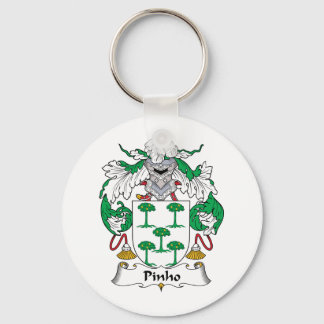 Pinho Family Crest Key Ring