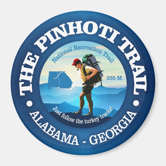 Pinhoti Trail (C) Magnet (Front)