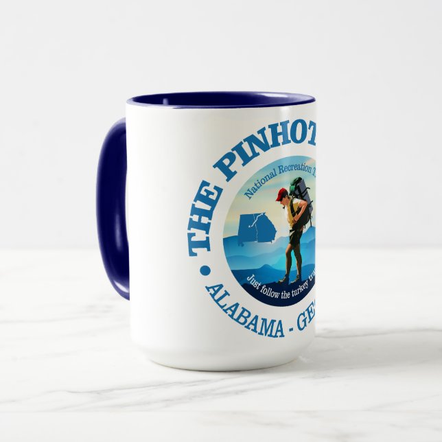 Pinhoti Trail (C) Mug (Front Left)