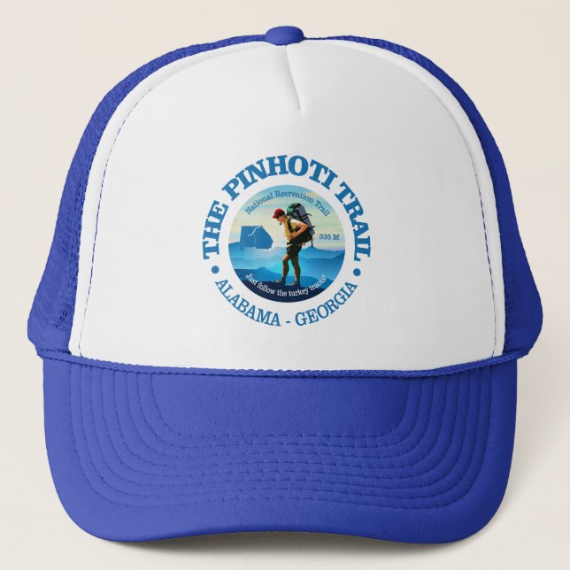 Pinhoti Trail (C) Trucker Hat (Front)