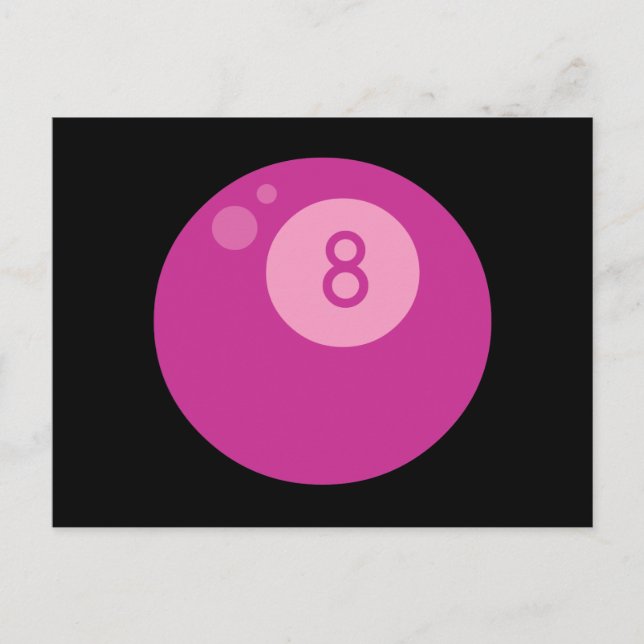 pink8ball postcard (Front)