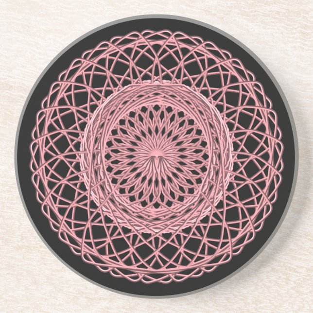 Pink 1 coaster (Front)