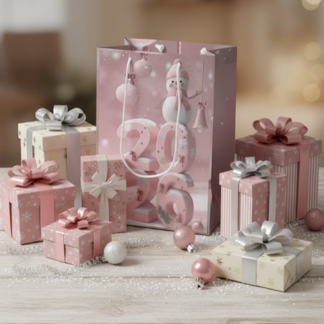 Pink 2026 Christmas & New Year Gift Bag (Creator Uploaded)