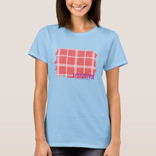 Pink 2 Plaid T-Shirt (Front)
